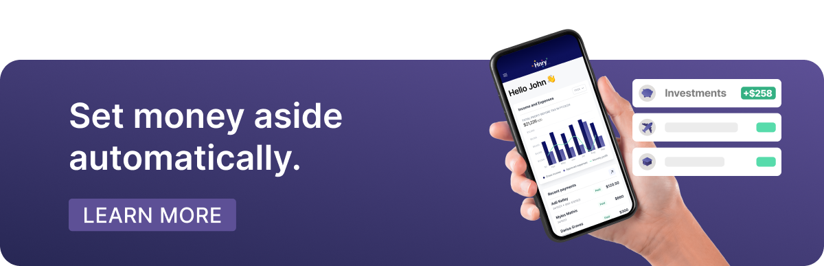 Set money aside automatically with Hnry