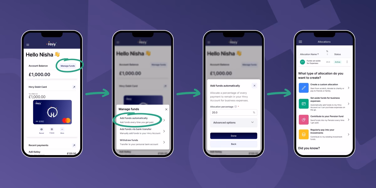 Manage your allocations
