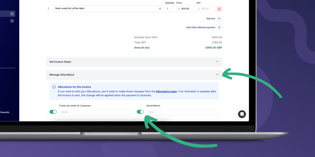 Turn off allocations for eac