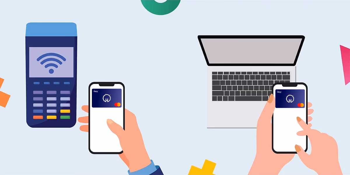 Simply tap your card against a contactless terminal and you're good to go!