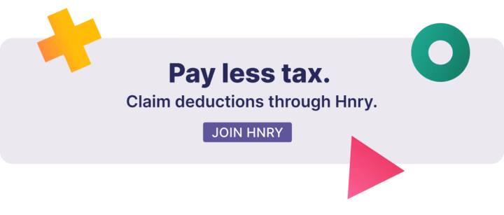 Pay less taxes. Claim expenses through Hnry for instant tax relief. Give Hnry a try