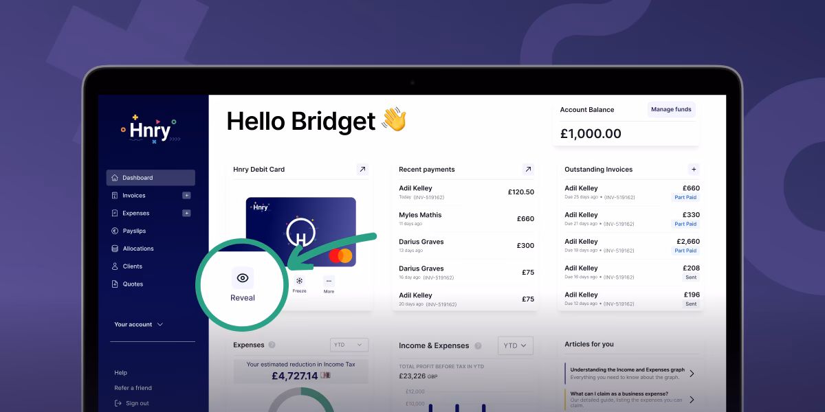 Accessing card details